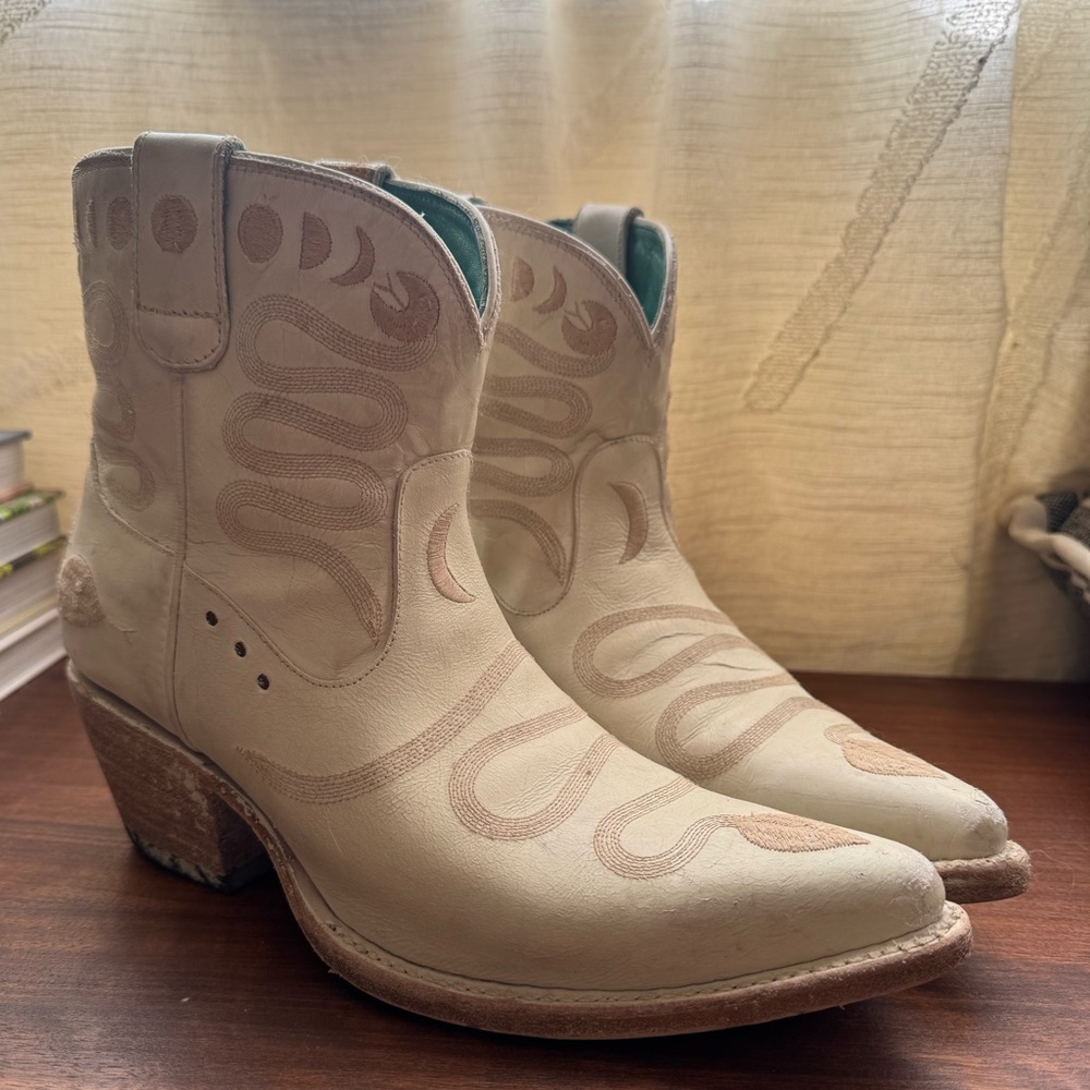 PS Kaufman Bone Playa Western Boots